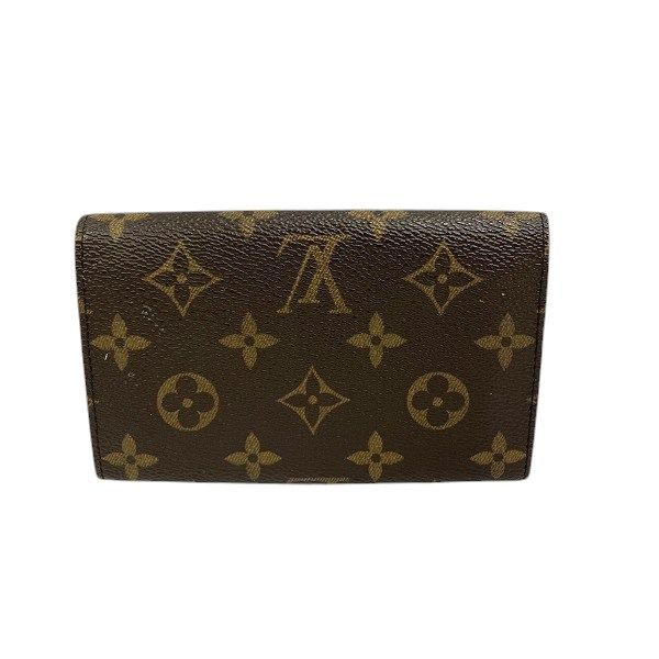Louis Vuitton Monogram Porte Monebier Tresor M61730 Bifold Wallet Unisex