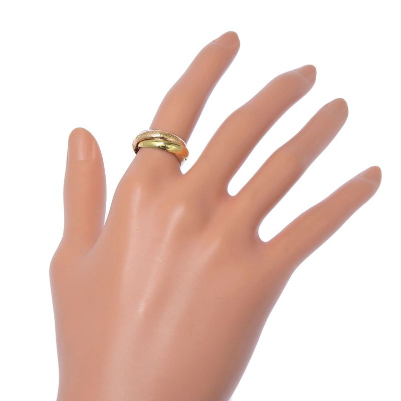 Cartier Trinity 18K Gold (yg×pg×wg) 11.5 Ladies 7.6g Ring