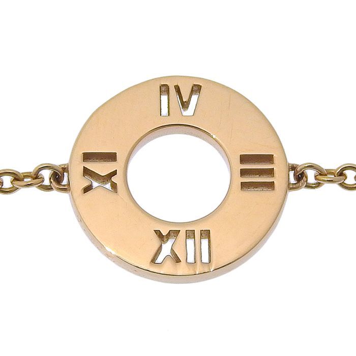 Tiffany & Co Atlas Earrings De Diamonds Bracelet 18K Yellow Gold 750 Yellow