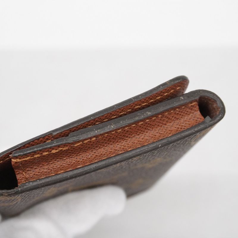 Louis Vuitton Card Case Monogram Enveloppe Carte De Visite M63801 Brown Men