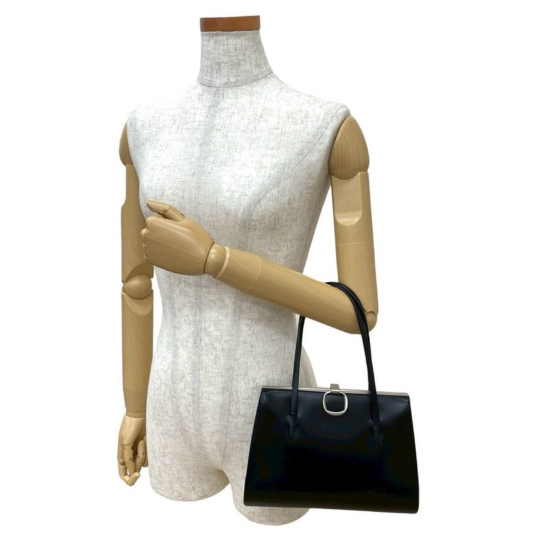 Loewe Calf Leather Clasp Mini Handbag Tote Bag