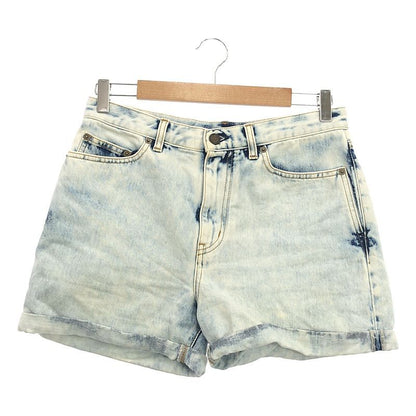 Saint Laurent Paris | 2016 | Bleached Denim Shorts | 26 | Indigo | Women