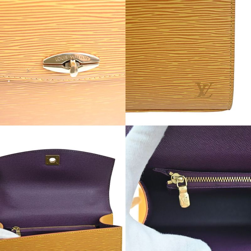 Louis Vuitton Handbag Malesherbes Epi Yellow M52379 83ka667