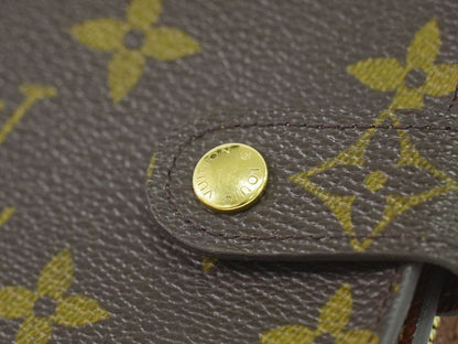 Authentic Louis Vuitton LV Compact Zip Monogram Fold Wallet Brown M61667