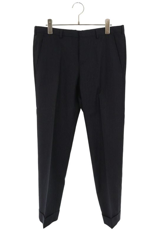 Gucci 21fafl Striped Wool Long Pants Men 44
