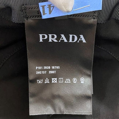 Prada Bucket Hat Ec22432 Black NERO