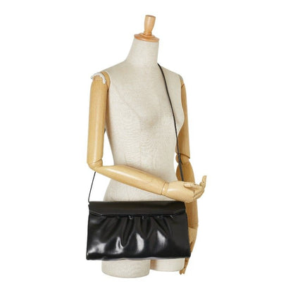 Gucci Old Gucci Vintage Shoulder Bag Crossbody 004 056 0181 Black Leather