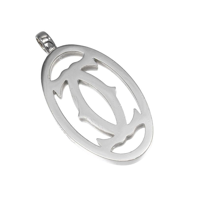 Cartier 2C Metal Ladies 19.2g Pendant Top