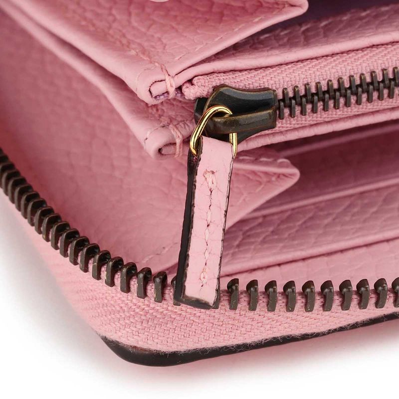 Gucci Long Wallet GG Marmont Pink