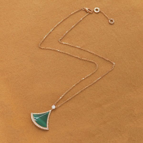 Bulgari Diva Dream Diamond Necklace / Malachite