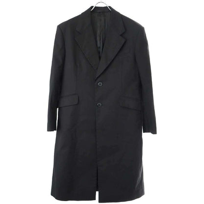 Prada 18ss Denim Chester Coat Uc396i Black 48