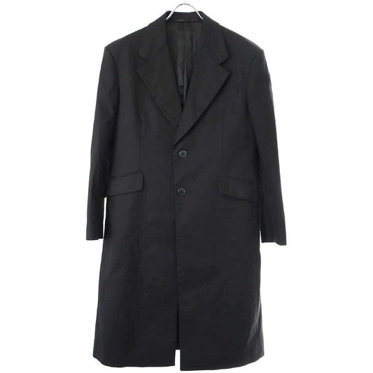 Prada 18ss Denim Chester Coat Uc396i Black 48