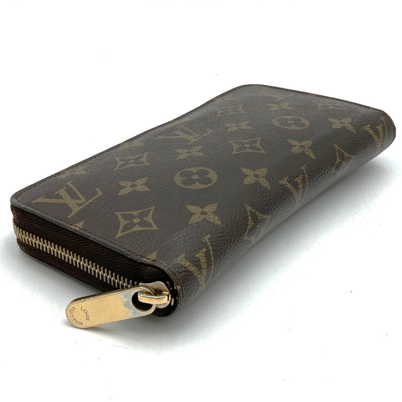 Louis Vuitton M42616 Zippy Wallet Long Wallet Monogram Brown Ladies Men Fashion