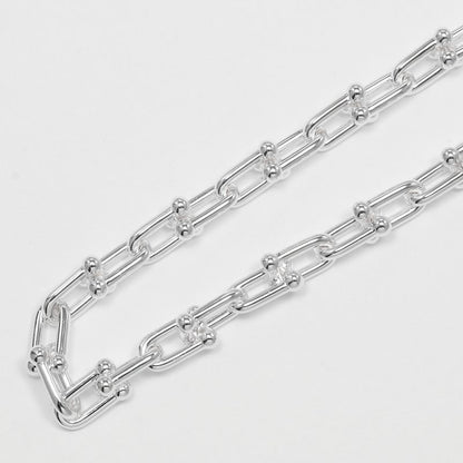 Tiffany & Co Hardware Small Link Silver 925 Ladies 42.8g Necklace