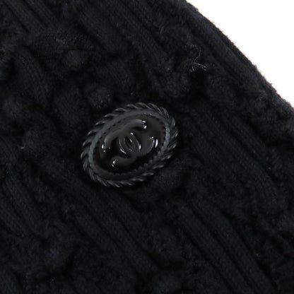 CHANEL P58595 Cotton Coco-mark Hardware All-woven Pattern Short-sleeved Knit