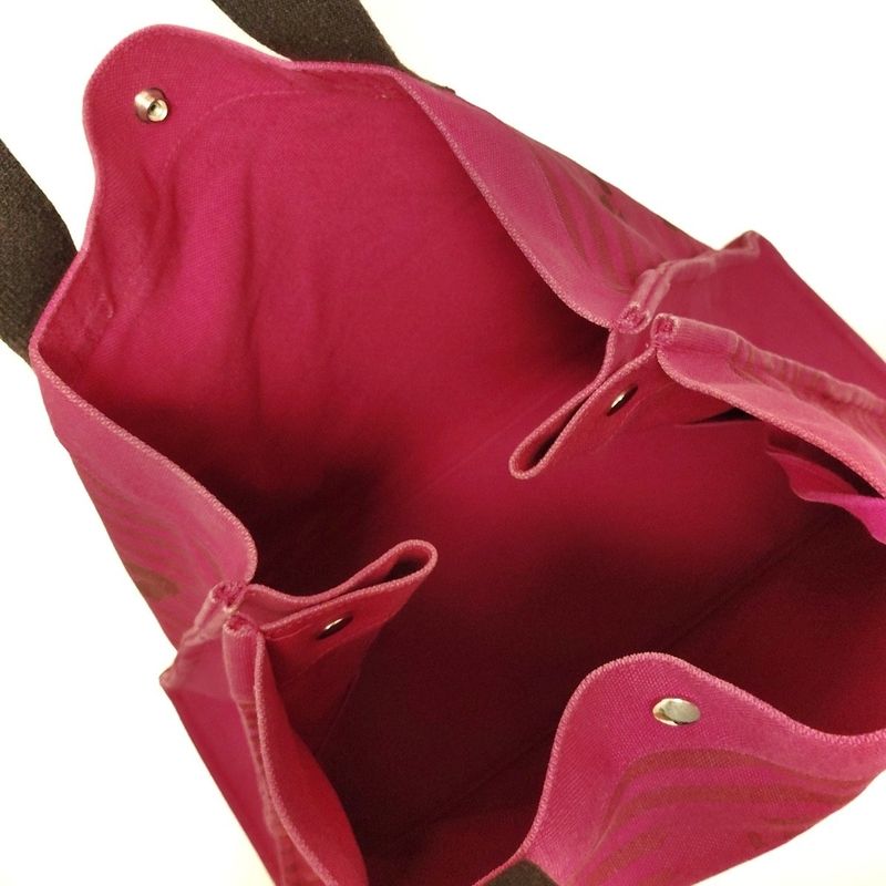 Hermes Tote Bag Chevaux En Camouflage Pink And Dark Brown