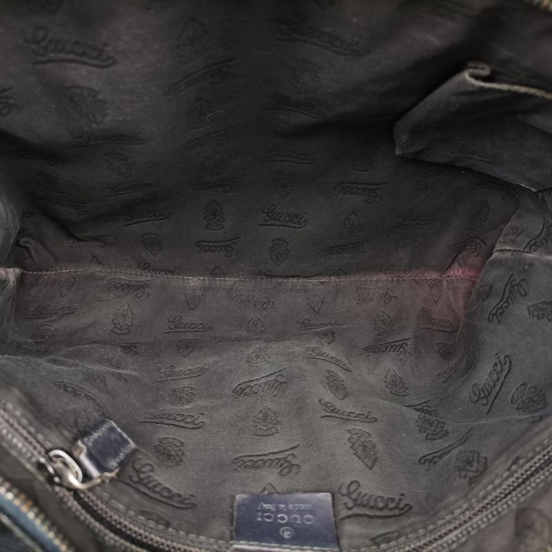 Gucci Imprime Messenger Navy PVC Coated Canvas 201446 Unknown Make Number