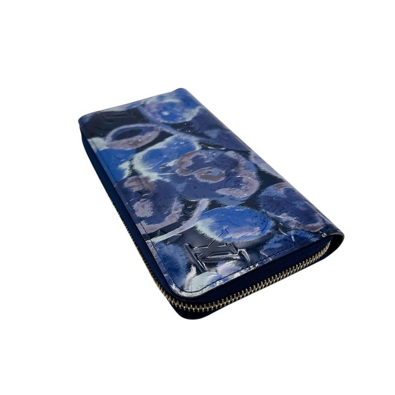 Louis Vuitton M90018 Monogram Vernis Long Wallet Ikat Flower Long Wallet Louis