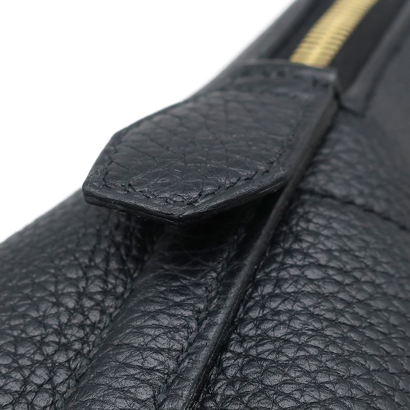 Hermes 2way Bag Bolide 31 Taurillon Clemence Black Gold Hardware Black Handbag