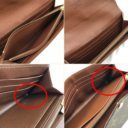 Louis Vuitton Long Wallet Monogram Portefeuille Sarah M60531 Brown