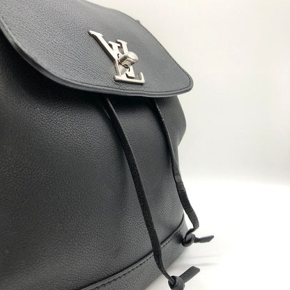 Louis Vuitton Lock Me Backpack M41815 Backpack Daypack Leather Black Women