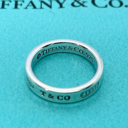 #8 Tiffany & Co 1837 Narrow Ring Polished 24-3199s