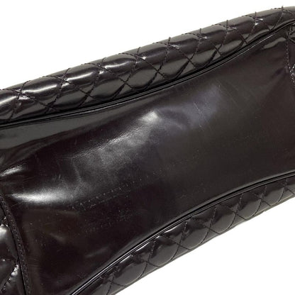 Chanel Shoulder Bag Matelasse Dark Purple Chain Shoulder / Silver Hardware