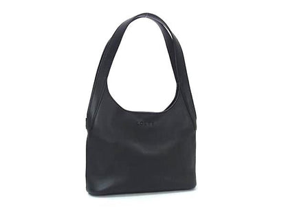 Loewe Leather Mini Handbag Tote Bag Shoulder Women's Black Fm6088