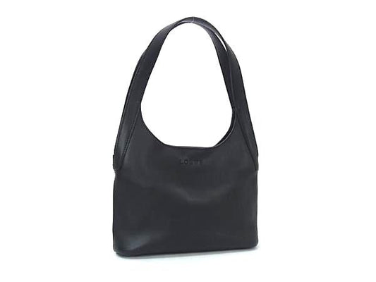 Loewe Leather Mini Handbag Tote Bag Shoulder Women's Black Fm6088