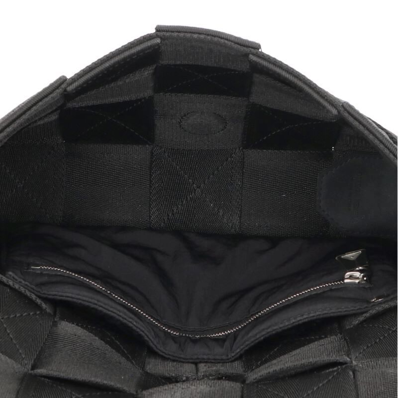 Bottega Veneta Cassette Intrecciato Cotton Shoulder Bag For Men