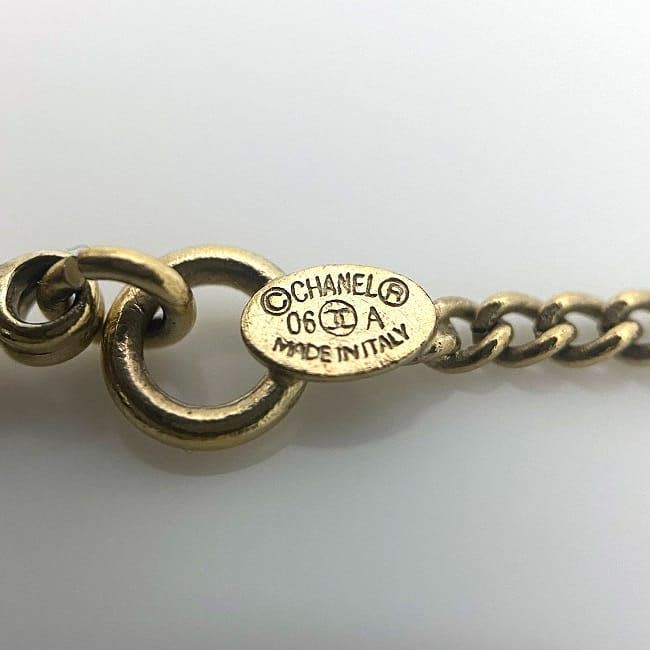 Chanel Bracelet Gold Color Stone Coco Mark No5