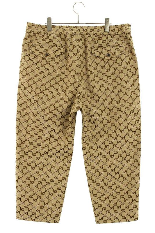 Gucci 755210 Z8bj5 GG Canvas Jogging Long Pants Men's 54