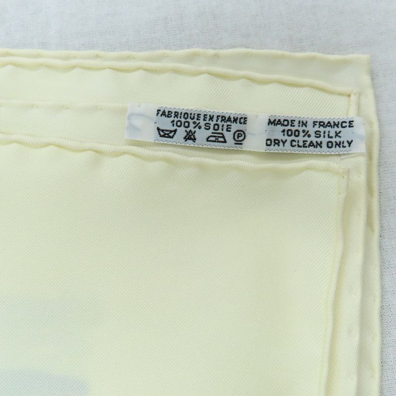 Hermes Carre 90 NUBA Mountain Scarf Silk White Multicolor Animal