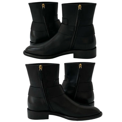 Louis Vuitton Waist Side Line Ankle Boots Logo Hardware