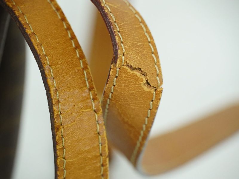 Authentic Celine Macadam Shoulder Bag Pochette PVC Brown Macadam Bag Pre-owned