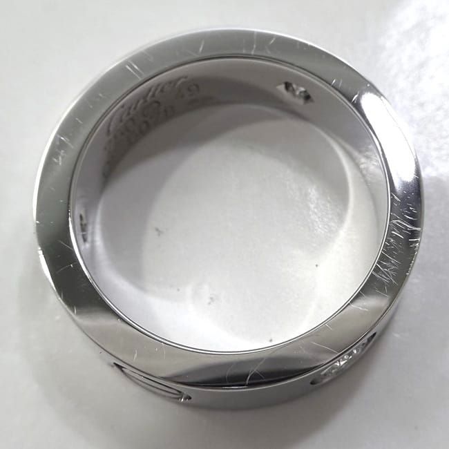 Cartier Ring Love Ring F22115 White Gold Wg Love