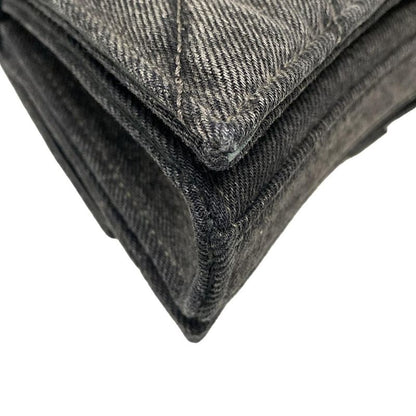 Balenciaga Shoulder Bag Crash 736016 Black Chain Shoulder/quilted