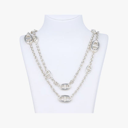 Hermes Farandole Chaine D'ancre Argente Silver Ag92519c121978