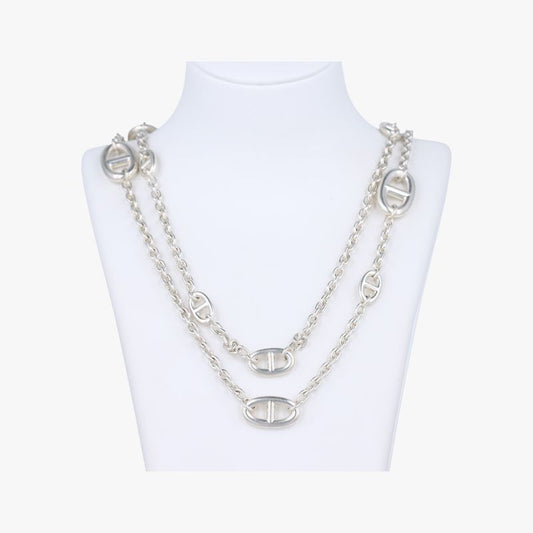 Hermes Farandole Chaine D'ancre Argente Silver Ag92519c121978