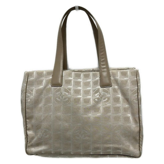 Chanel New Travel Line Tote MM A15991 Beige Leather