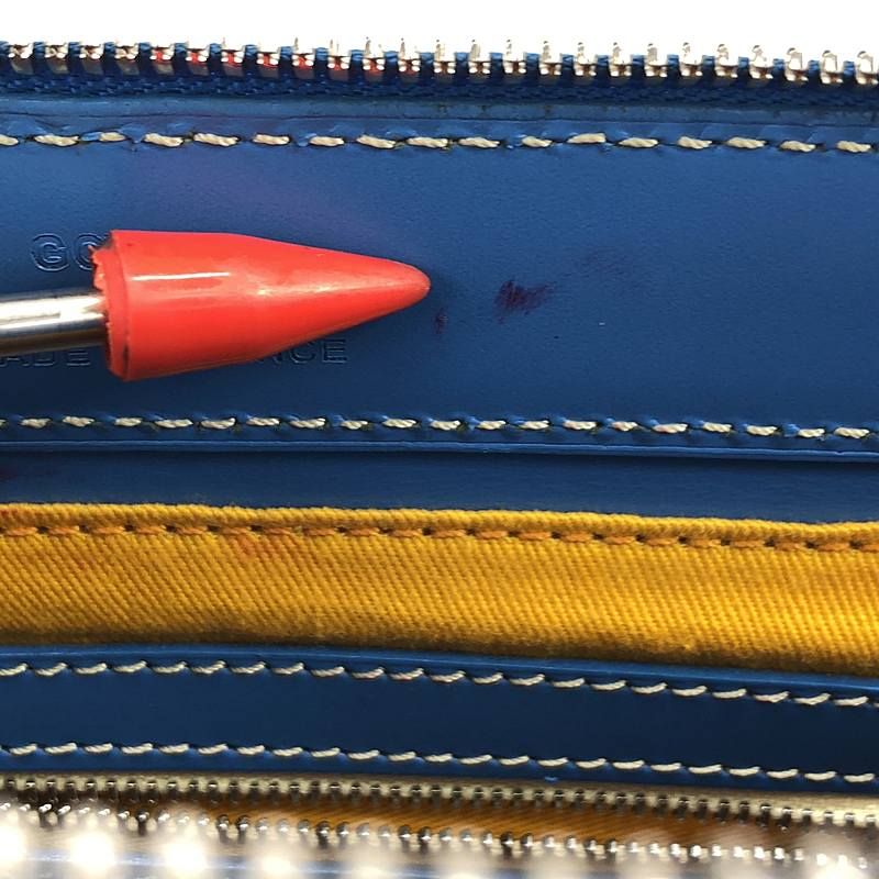 Goyard - Sac Marie Galante Marie Galante GM PVC Coded Canvas Tote Bag - Blue -