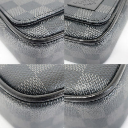 Louis Vuitton District PM Damier Graphite N42710 Shoulder Bag Black