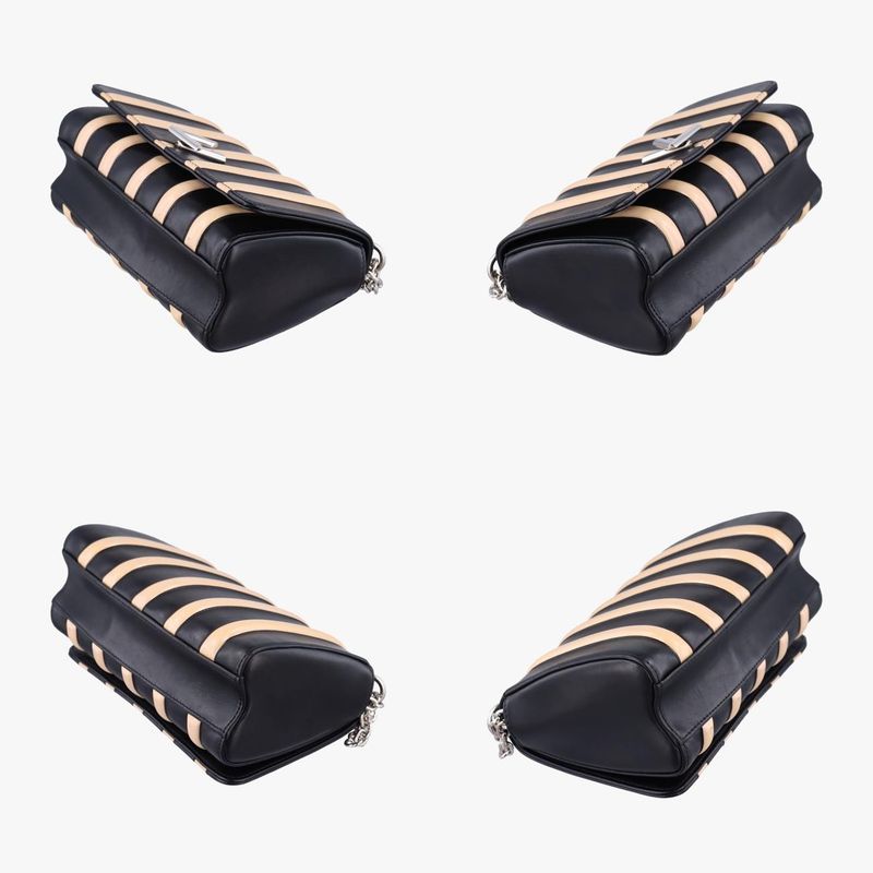 Louis Vuittongo 14 Maletage PM Black X Beigeleather Xpatent Fo3185