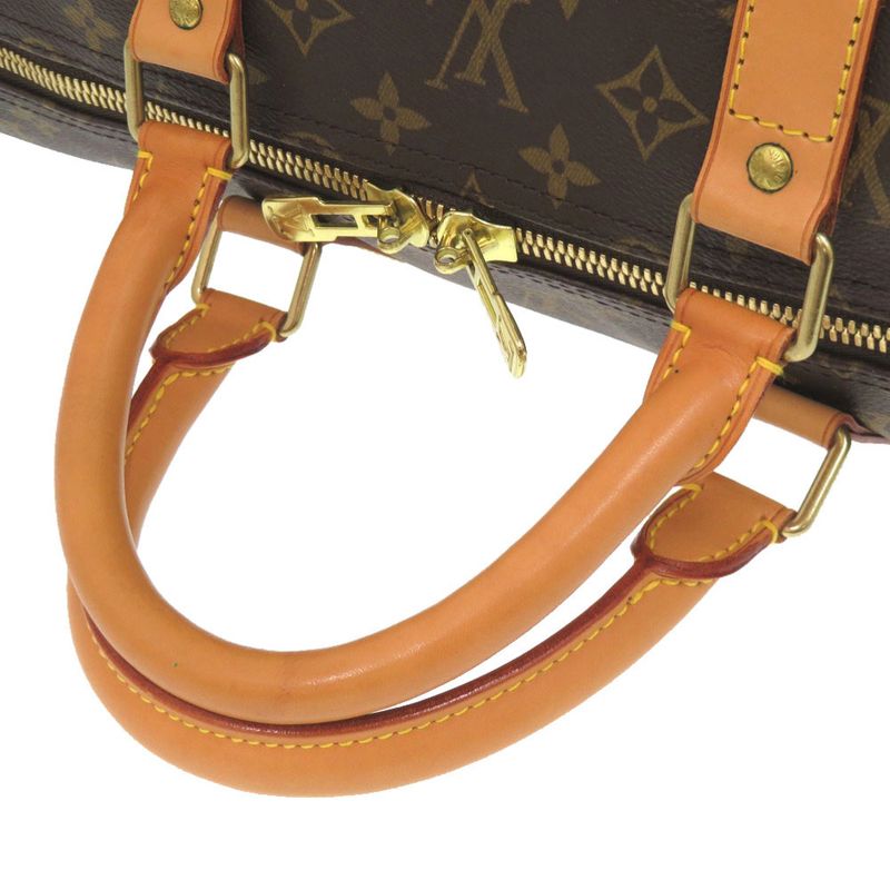 Louis Vuitton Keepall Bandoliere 55 Monogram M41414 Boston Bag LV 1242 Louis