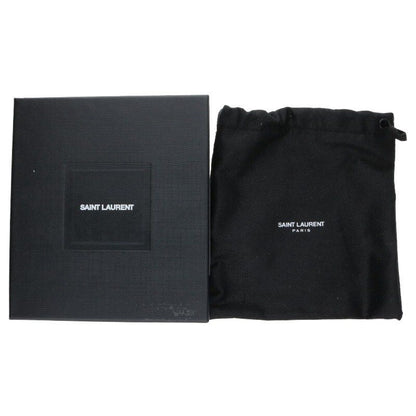 Saint Laurent Paris 485465 Cassandra Logo Double Leather Bracelet Men's L 17