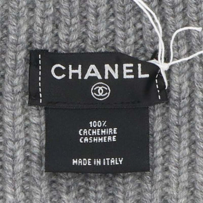 Chanel Logo Patch Knit Cap Beanie Men's