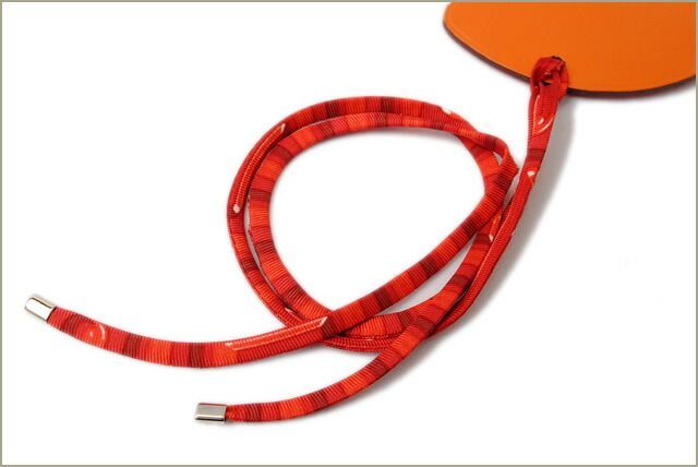 Hermes Bag Charm Hermes Samarkand Pink Orange Key Holder Horse