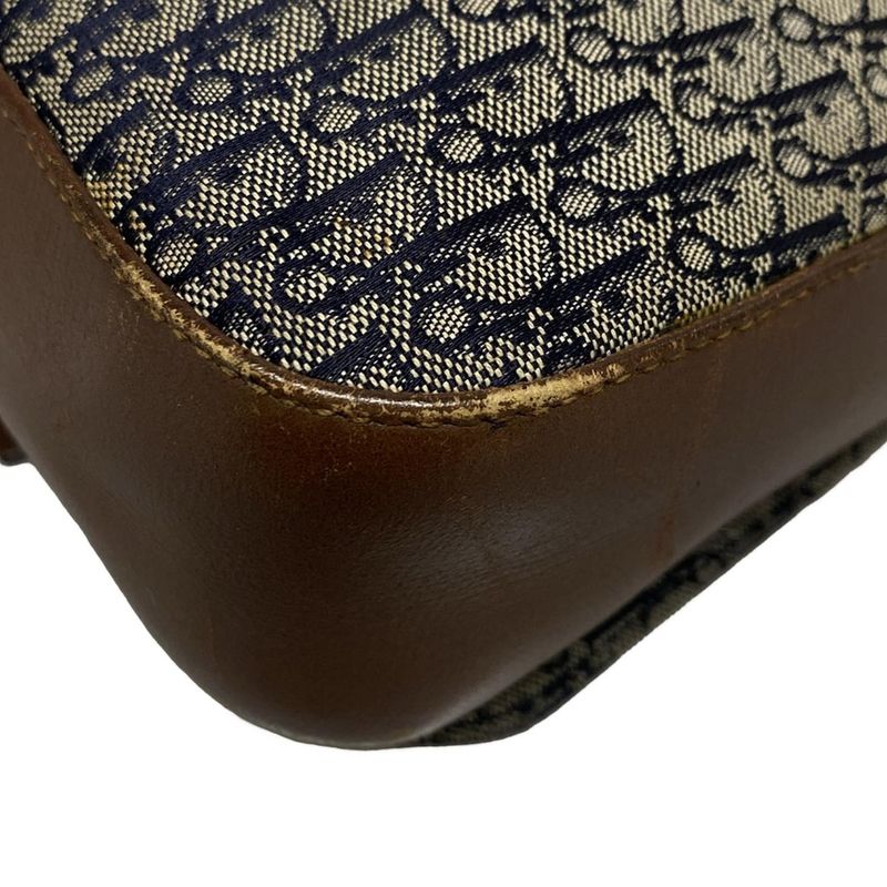 Dior/christian Dior Shoulder Bag Street Chictrotter Navy And Ivory And Dark