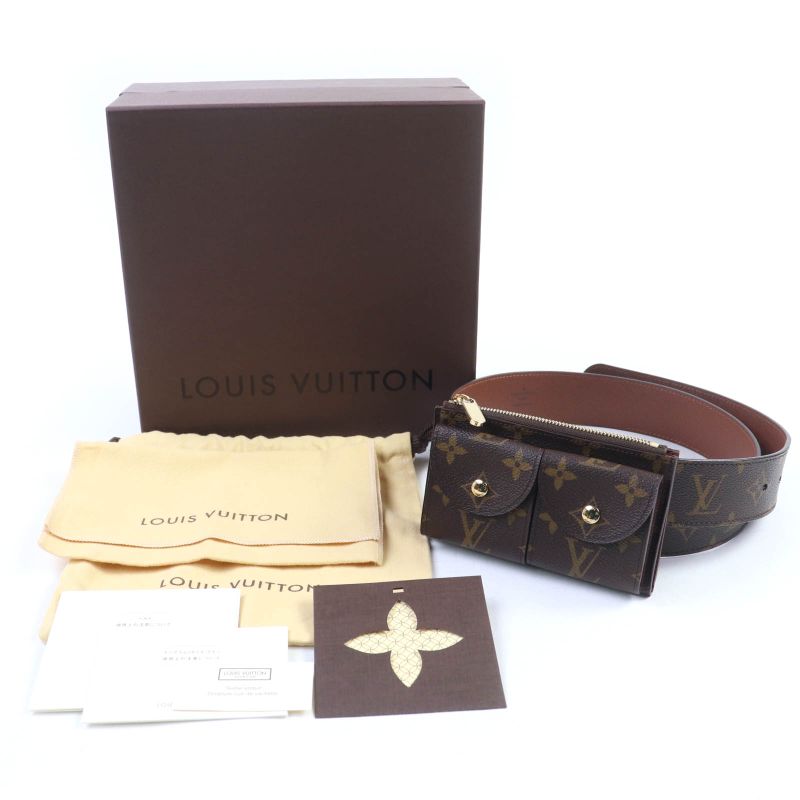 Louis Vuitton M9836 Santure Pochette Duo Bag Monogram Canvas Monogram Waist
