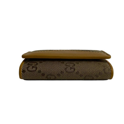 Gucci GG Logo Canvas Leather Key